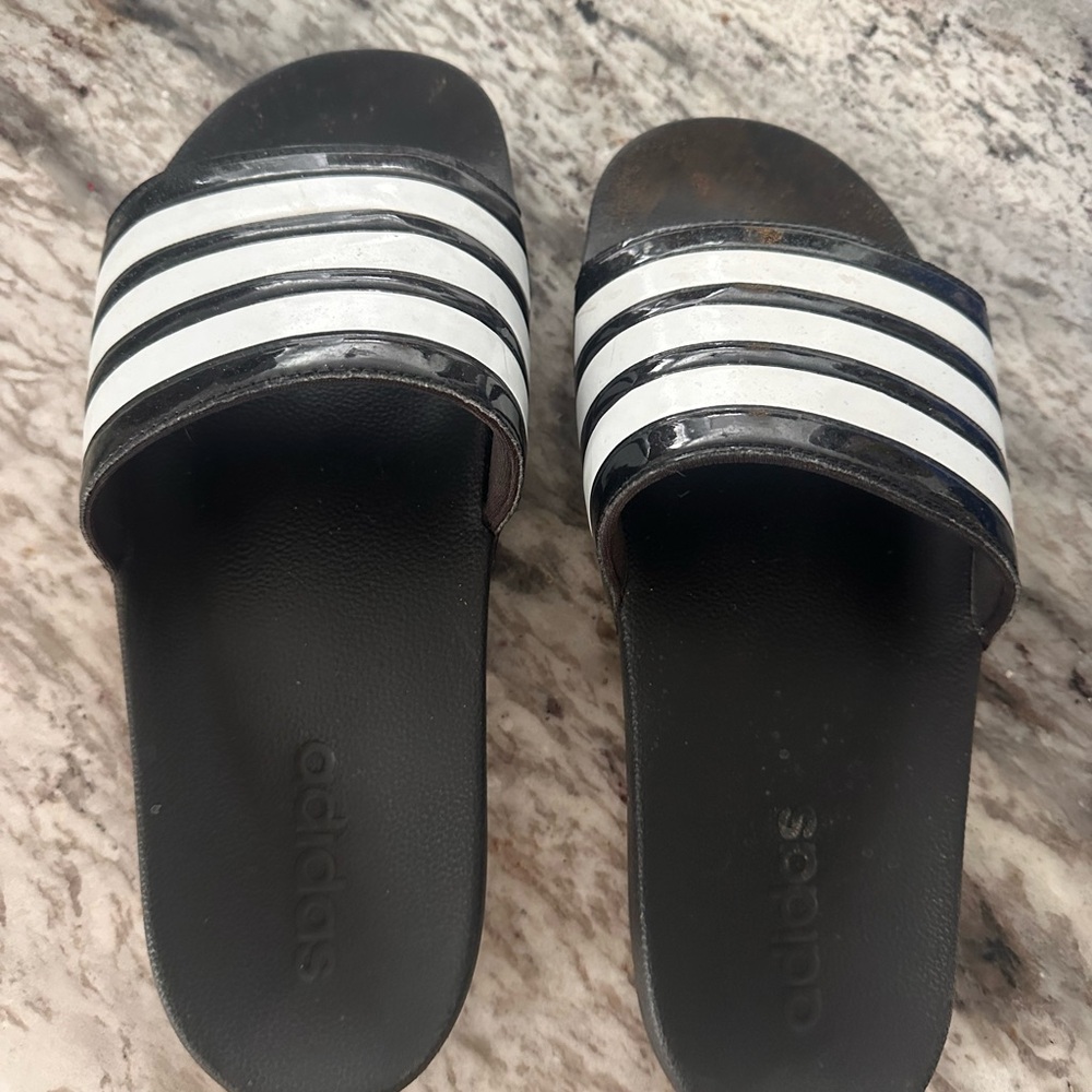 Adidas Black Slides